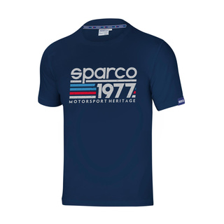 Sparco Mens 1977 Heritage t-shirt navy blue