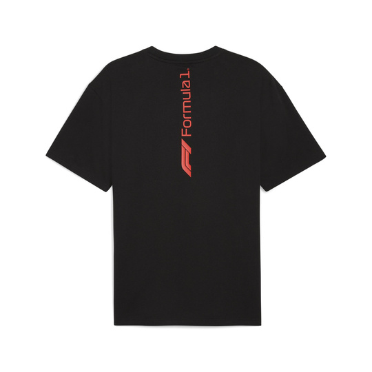 2025 Formula 1 Men's Essential Relaxed Logo Black T-shirt