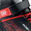 OMP KS-2X Kids Racing Shoes Black/Red (FIA)