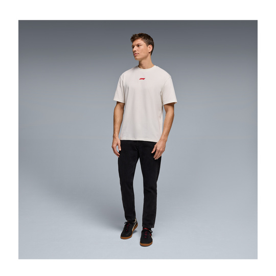 2026 Formula 1 Mens Racing Line T-shirt white
