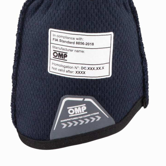 OMP One EVO X Racing Gloves Navy Blue (FIA)
