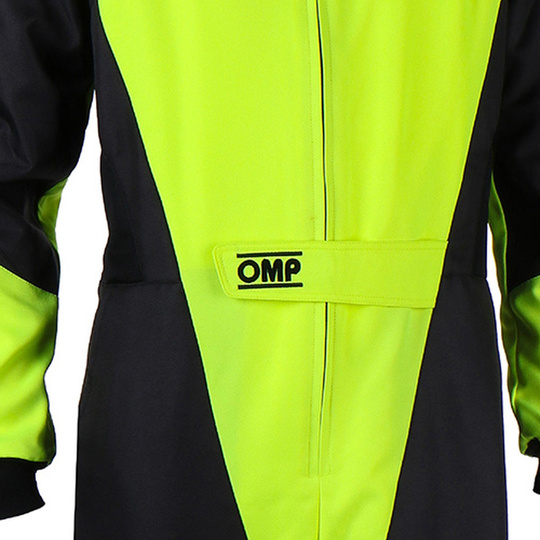 OMP KS-3X Karting Suit Black/Yellow (FIA)