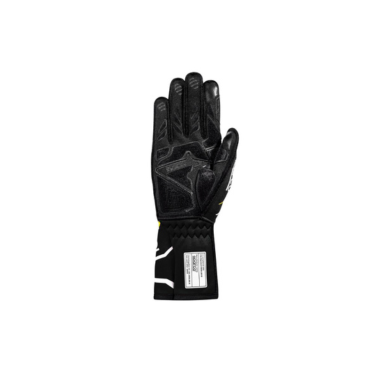 Sparco Tide+ Racing Gloves Black/Yellow (FIA)