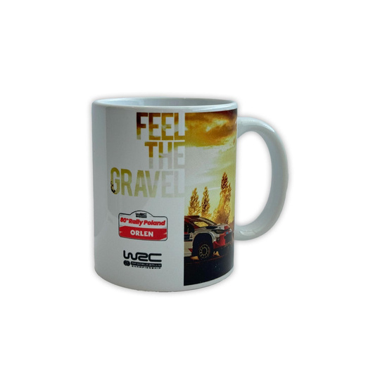 Rally Poland WRC Sunset Ceramic Mug White