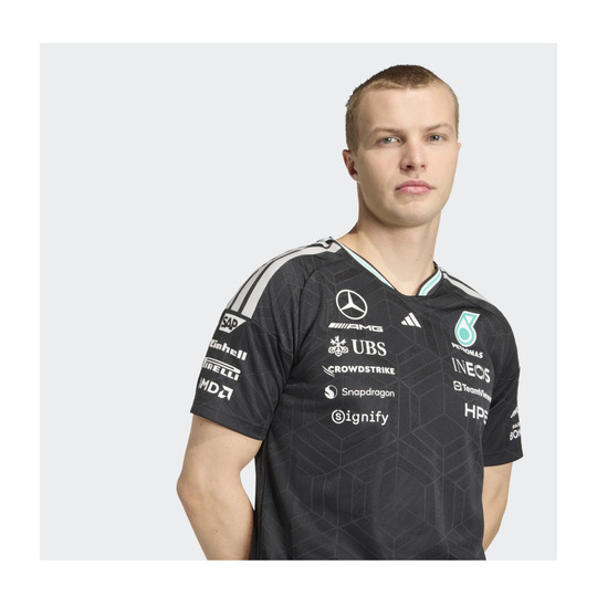 2026 Mercedes AMG F1 Mens Team Authentic T-shirt black