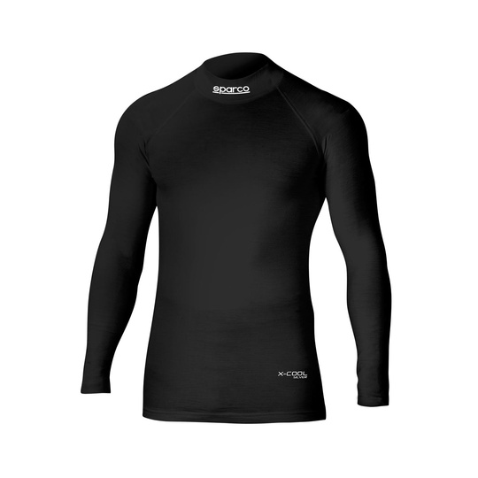 Sparco Shield Tech MY22 Roll-Neck Underwear Top Black (FIA)