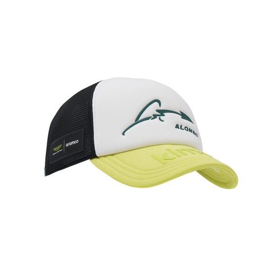 2024 Aston Martin F1 Mens Alonso Kimoa Trucker Baseball Cap