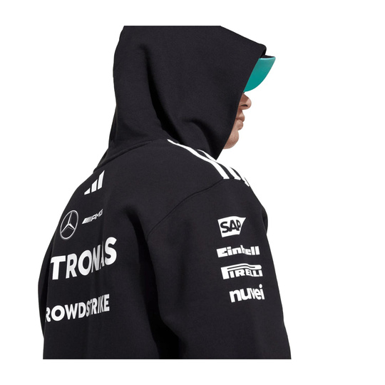 2025 Mercedes AMG F1 Mens Team Hooded Sweatshirt