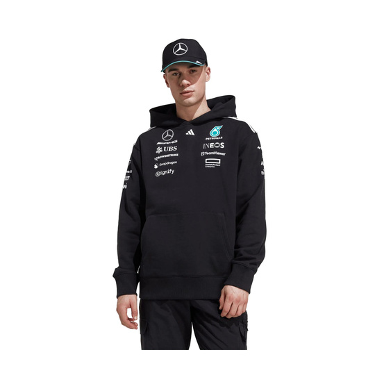 2025 Mercedes AMG F1 Mens Team Hooded Sweatshirt