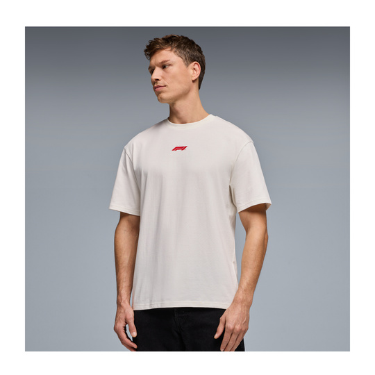 2026 Formula 1 Mens Racing Line T-shirt white