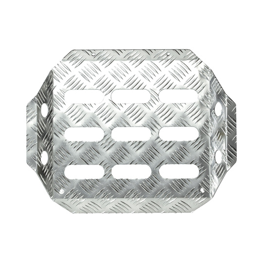 OMP Co-Driver Footrest Silver