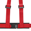 Sparco Club H-3M Dual 3-Point Harness Red (ECE)