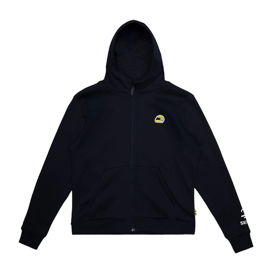 2026 Ayrton Senna Collection Ayrton Senna Helmet Zip Hoodie