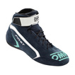 OMP FIRST MY21 Racing Shoes Navy/Turquoise (FIA)