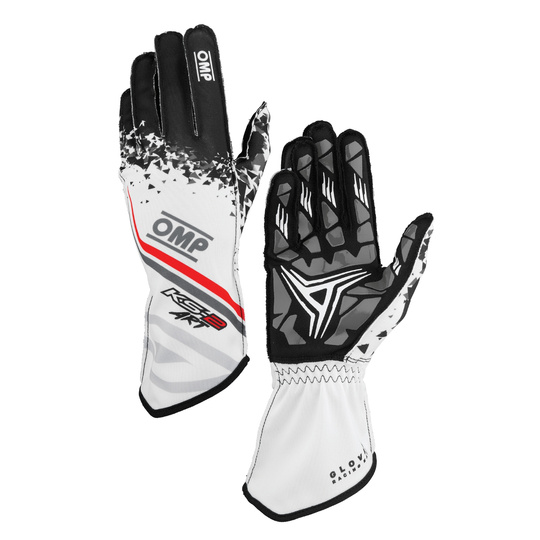 OMP KS-2 ART my2025 Karting Gloves White