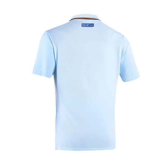 Men's Sparco GULF blue polo shirt