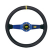 OMP Rally Steering Wheel Blue Suede