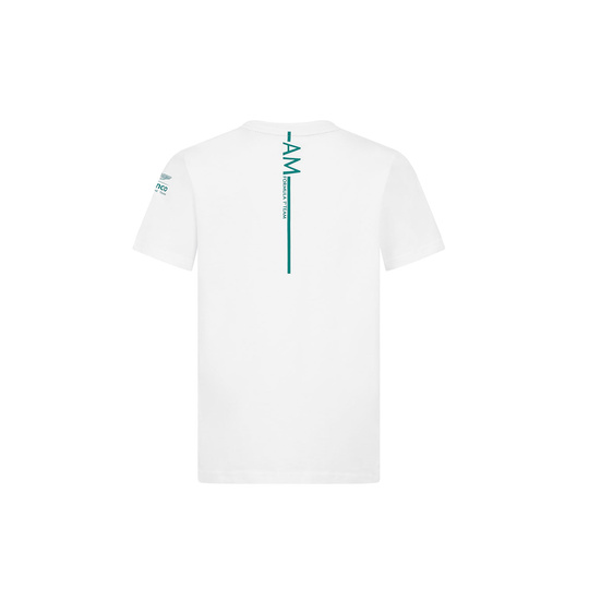 2024 Aston Martin F1 Kids Graphic White T-Shirt