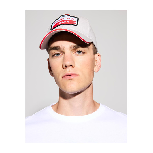 Rally Poland Stripe Cap Grey