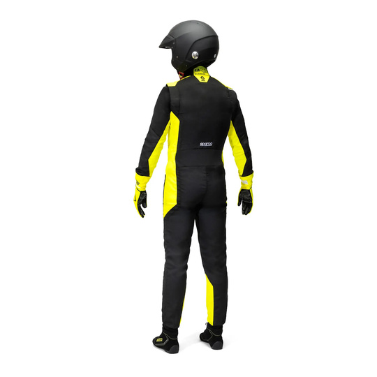 Sparco SPRINT Advanced Race Suit Black-Yellow (FIA)