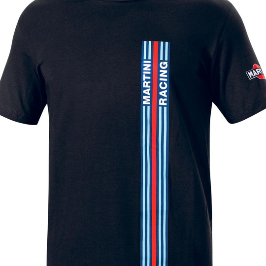 Sparco Stripes Martini Racing T-shirt Black