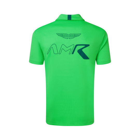 Aston Martin Racing 2026 Racing WEC Team Polo Shirt Fluo Green