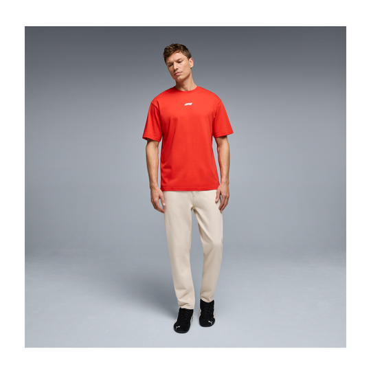 2026 Formula 1 Mens Racing Line T-shirt red