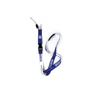 Sparco Logo Lanyard Blue
