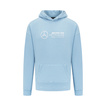 Men's Retro Hoodie Blue Mercedes AMG F1