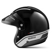 Sparco J-PRO Open Face Helmet black-grey