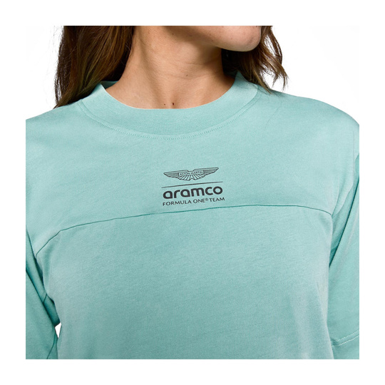 2025 Aston Martin F1 Ladies Crop Top T-Shirt