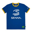 2026 Ayrton Senna F1 Mens Legacy T-Shirt blue