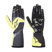 Alpinestars TECH-1 K RACE V2 CORPORATE Karting Gloves Grey-Yellow