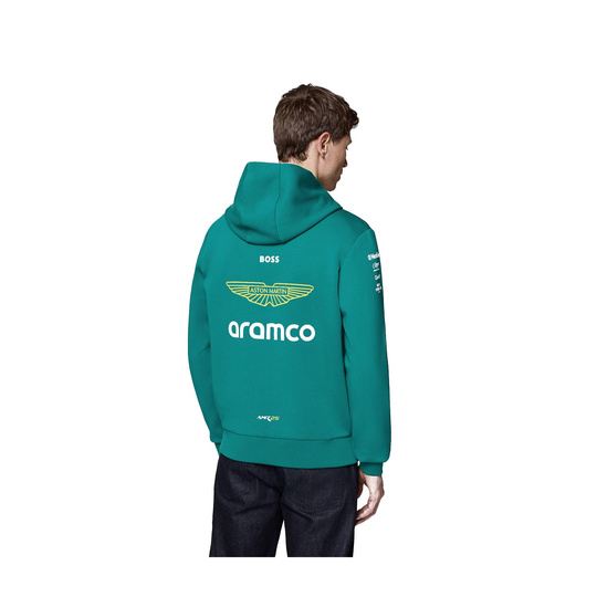 2025 Aston Martin F1 Mens Team Hooded Sweatshirt