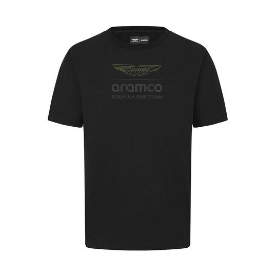 2025 Aston Martin F1 Men's Logo Stealth T-Shirt