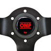OMP Corsica Steering Wheel Black/Red Suede