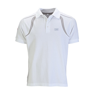 OMP Racing Spirit white Polo shirt