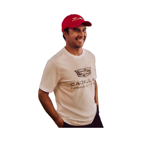 Cadillac F1 2026 Shield T-shirt White