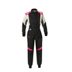 OMP First Evo Elle MY25 Race Suit Black/Pink (FIA)