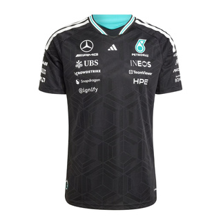 2026 Mercedes AMG F1 Mens Team Authentic T-shirt black