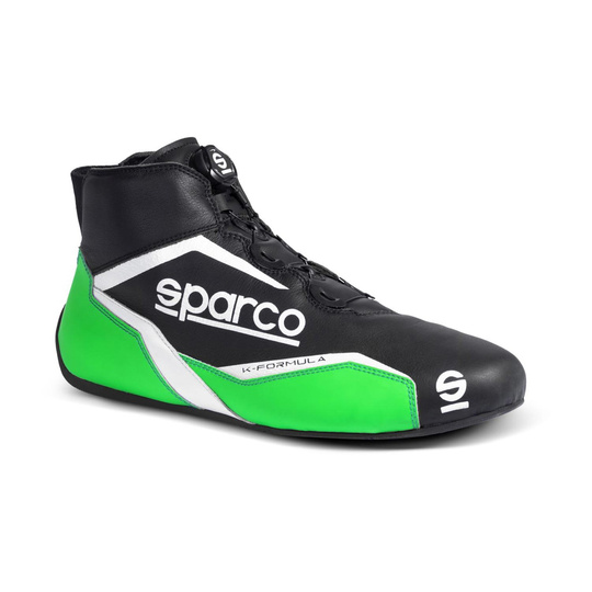 Sparco K-FORMULA MY22 Kart Shoes Black-Green