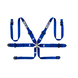 Sparco COMPETITION H-3+2 Safety Belts Blue (FIA)