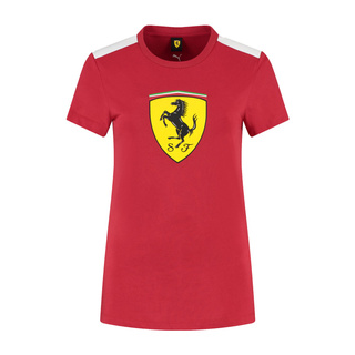 Scuderia Ferrari F1 Women's Shield T-shirt Red