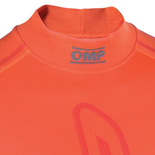 OMP KS MY24 Roll-Neck Underwear Top Orange