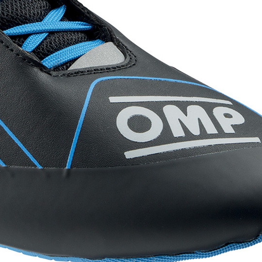 OMP KS-2X Racing Shoes Black/Blue (FIA)