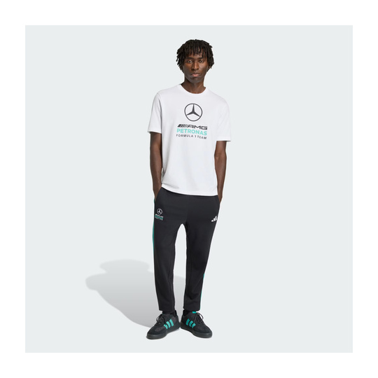 2026 Mercedes AMG F1 Mens Large Logo T-shirt white