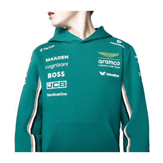 2025 Aston Martin F1 Kids Team Hooded Sweatshirt
