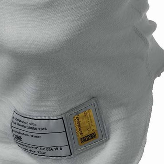 OMP Tecnica EVO Balaclava White (FIA)