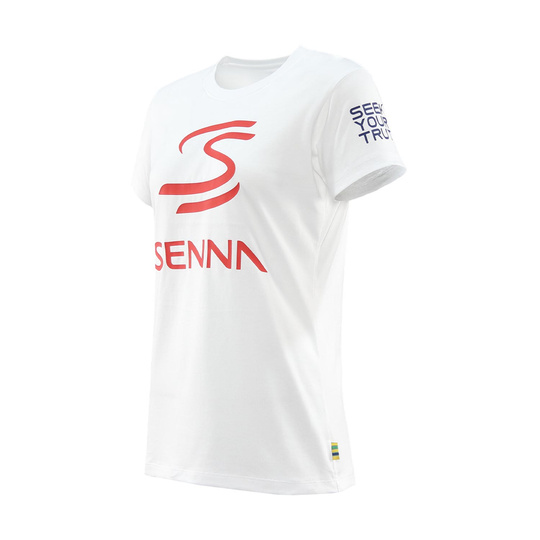 2025 Ayrton Senna F1 Ladies Legacy Logo T-Shirt
