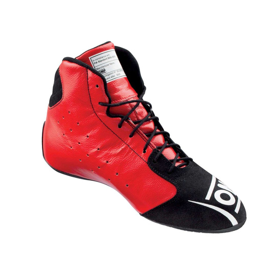 OMP TECNICA MY21 Racing Shoes Black/Red (FIA )